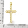 Real 18K Gold Plated Brass Micro Pave Cubic Zirconia Pendants KK-A209-07F-G-3