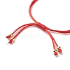 Adjustable Nylon Braided Cord Bracelet Making Accessories AJEW-JB01096-4