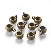 Tibetan Style Alloy Tube Bails LS-TIBEP-LFH251Y-AB-FF-1