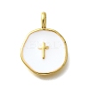 Brass with Enamel Pendants LS-KK-D295-31G-02-1
