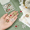 18Pcs 3 Styles Electroplate Glass Beads & Pearlized Glass Pearl Beads Pendants PALLOY-FH00154-3