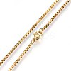 304 Stainless Steel Rolo Chain Necklaces X-NJEW-L047-02B-G-1