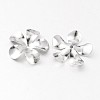 Flower 5-Petal 316 Surgical Stainless Steel Bead Caps STAS-M257-01-2