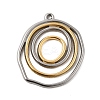 Ion Plating(IP) 304 Stainless Steel Pendants STAS-M312-02GP-1
