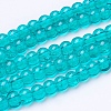 Crackle Glass Beads Strands X-CCG-Q001-4mm-15-2