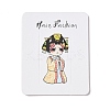 Rectangle Paper Hair Clip Display Cards CDIS-C004-03E-2
