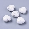 Natural Howlite Heart Love Stone G-F659-B11-1