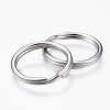 Tarnish Resistant 304 Stainless Steel Split Key Rings LS-STAS-P178-1.2x15mm-P-2