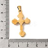 Hand Polished 304 Stainless Steel Pendants STAS-B094-36G-3