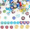 120Pcs 5 Styles Handmade Millefiori Glass Bead Strands LAMP-AR0001-33-1