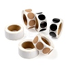 6 Rolls 3 Style Blank Self-Adhesive Kraft Paper Stickers DIY-LS0003-37-4