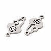 201 Stainless Steel Connector Charms STAS-K251-088P-2