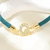 Adjustable Nylon Cord Bracelets LS-BJEW-C096-01G-17-2