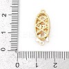 Brass Micro Pave Clear Cubic Zirconia Box Clasps KK-U051-01G-04-4