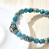 Brass Beaded Bracelets BJEW-Z094-03C-3