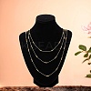 304 Stainless Steel Satellite Chains Necklaces NJEW-SW00053-7