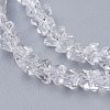 Transparent Glass Beads Strands EGLA-J146-4mm-NB01-3