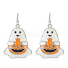 Halloween Alloy Enamel Dangle Earrings FS-WG03594-05-1
