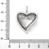 Brass Micro Pave Cubic Zirconia Pendants KK-S510-32GP-02-3
