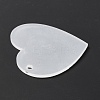 Transparent Acrylic Blank Pendants TACR-F005-15-4