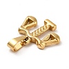 PVD Vacuum Plating 201 Stainless Steel Pendants STAS-P314-12G-2