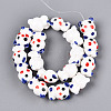 Handmade Porcelain Bead Strands PORC-N011-02C-2