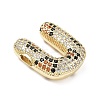 Brass Micro Pave Cubic Zirconia Pendants KK-Z108-02G-U-2