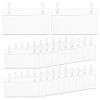 Rectangle PVC Price Tag Sign Label Holder LS-KY-WH0046-61-1