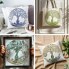 1Pc PET Hollow Out Drawing Painting Stencils DIY-MA0006-46A-01-6