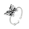 Butterfly Brass Cuff Open Rings for Women FS-WG2181B-02-1