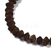 Electroplated Natural Lava Rock Beads Strands G-A234-F02-01F-3