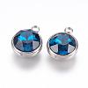 K9 Glass Rhinestone Pendants STAS-F123-26D-1
