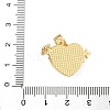 Brass Micro Pave Cubic Zirconia Pendants KK-D426-23A-G-3