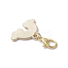 Rainbow Alloy Enamel Pendant Decorations HJEW-JM04116-5