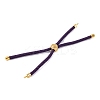 Nylon Cords Bracelet Makings Fit for Connector Charms AJEW-P116-01G-28-2