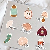 Autumn Daily Theme Colorful Self-Adhesive Picture Stickers DIY-P069-08-9