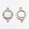 Tibetan Style Link Cabochon Bezel Settings LS-TIBEP-0578-S-FF-1