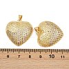 Brass Micro Pave Cubic Zirconia Pendants KK-C132-03H-G-3