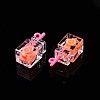 Imitation Drink Resin Pendants CRES-S359-32I-3