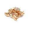 Rack Plating Alloy Rhinestone Pendants ALRI-M006-10G-3