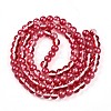 Baking Paint Transparent Glass Beads X1-DGLA-N011-8mm-06-2