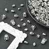 150Pcs 10 Styles Tibetan Style Alloy Beads TIBEB-CJ0001-21-5
