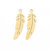 Rack Plating 201 Stainless Steel Pendants STAS-T057-51G-2