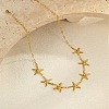 Ocean 304 Stainless Steel Link Chain Necklaces for Women NJEW-A060-01B-G-1