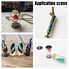   12Pcs 3 Styles Tibetan Style Iron Slide Charms Cabochon Settings FIND-PH0008-77AB-5