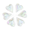 Electroplated Glass Pendants EGLA-M029-05-07-1