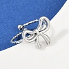 304 Stainless Steel Cuff Rings RJEW-D306-13P-1