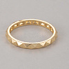 Brass Plain Band Rings for Women DQ4606-3-1