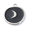 Rack Plating Alloy Enamel Pendants ENAM-Z016-06P-03-1