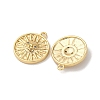 Brass Micro Pave Cubic Zirconia Pendants KK-D388-10G-2